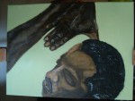portrait d'un homme noir en gros plan 